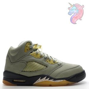 Nike Air Jordan 5 GS 4.5Y Jade Horizon Green Shoes 440888-300 Womens Size 6